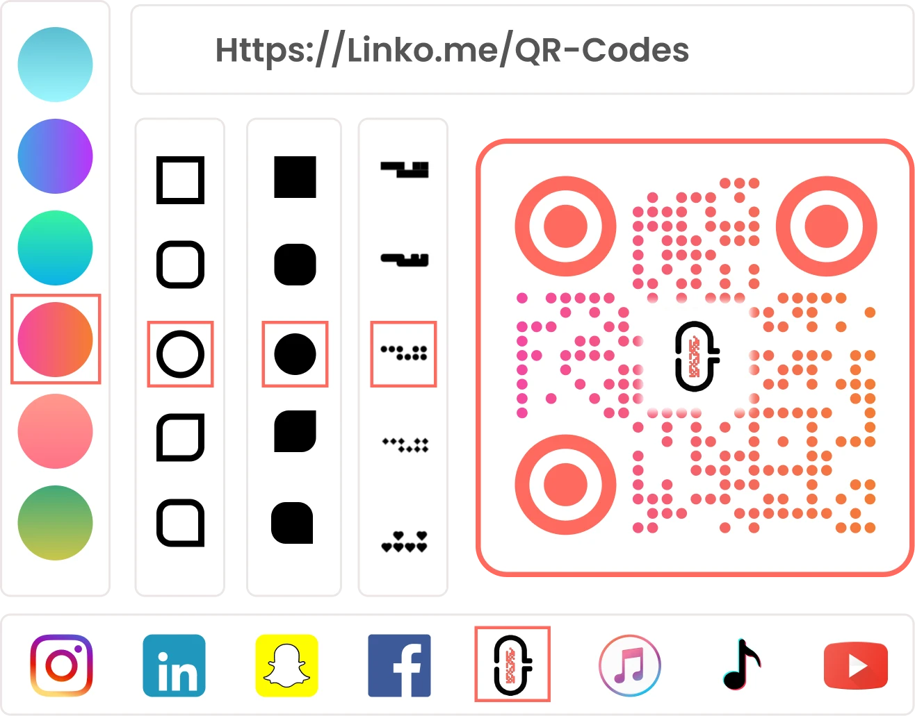 Generate custom QR Codes